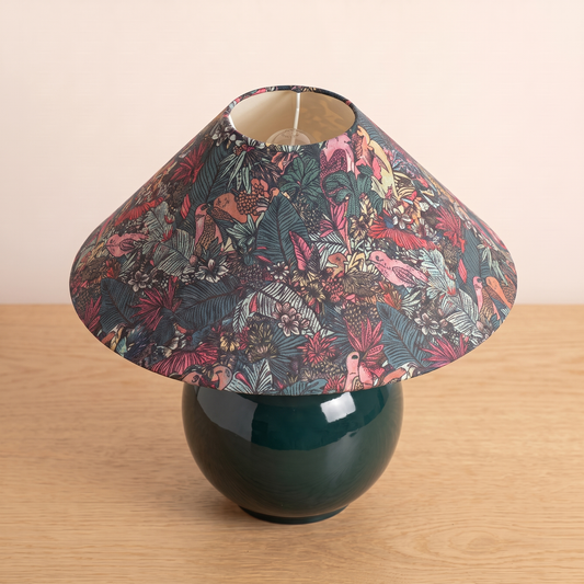 Kalinda Table Lamp seen from above showing the shade opening